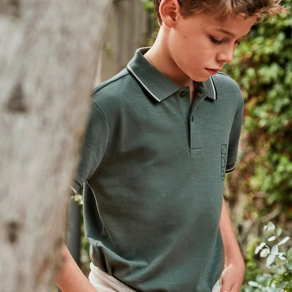 Polo estampado atrás rapaz - undefined