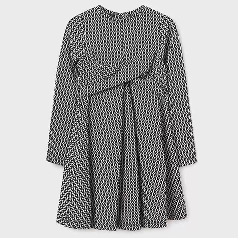 Vestido Pied-de-poule Jacquard Mayoral - undefined
