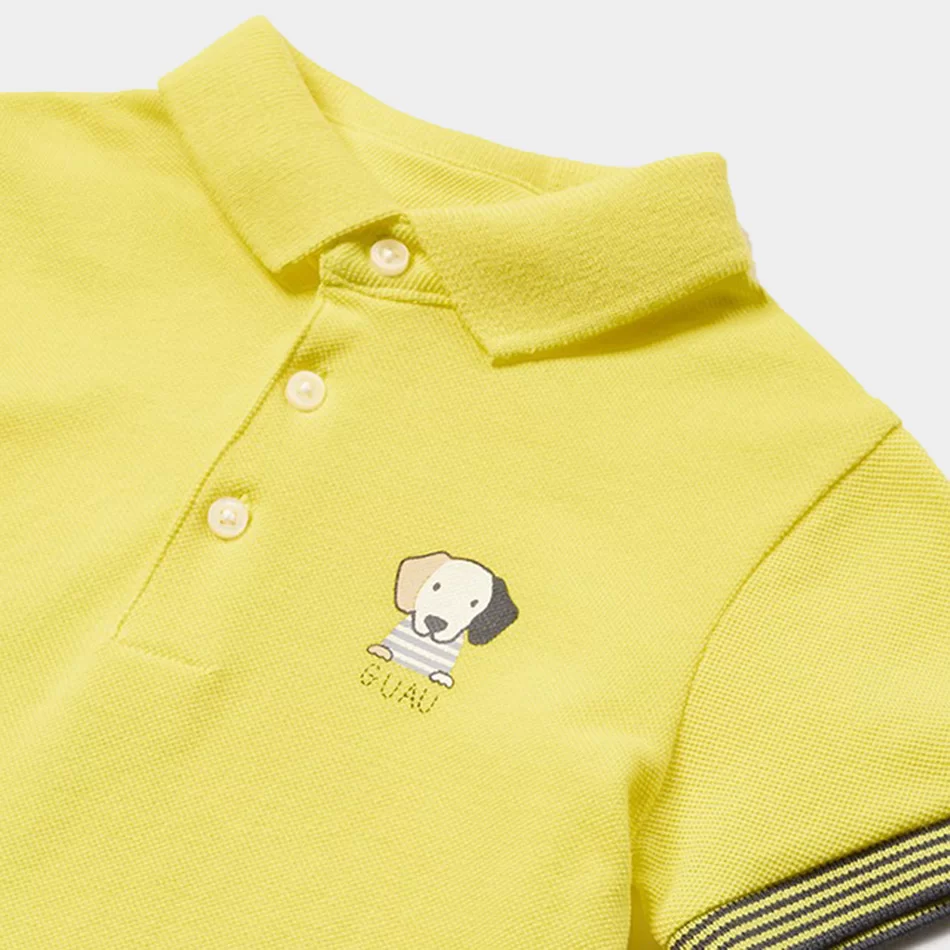 Polo Manga Curta com Estampado Mayoral - undefined
