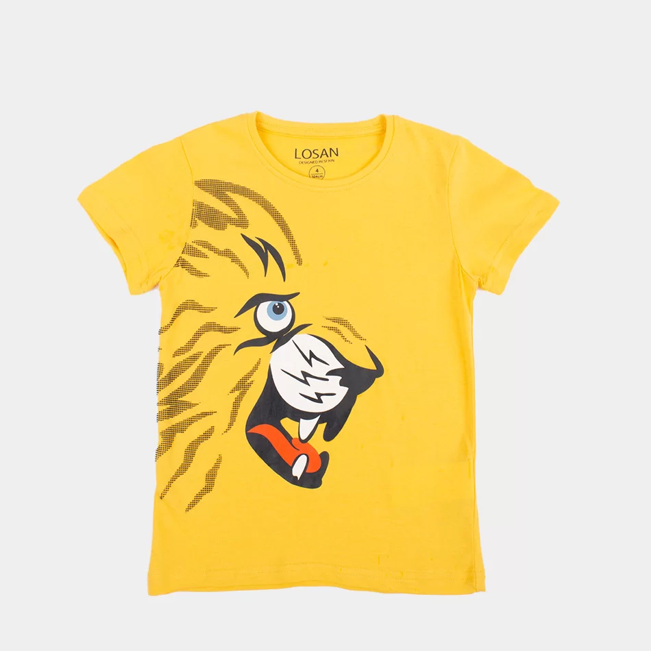 T-shirt Estampada - Amarelo1 - Armazéns Ronfe