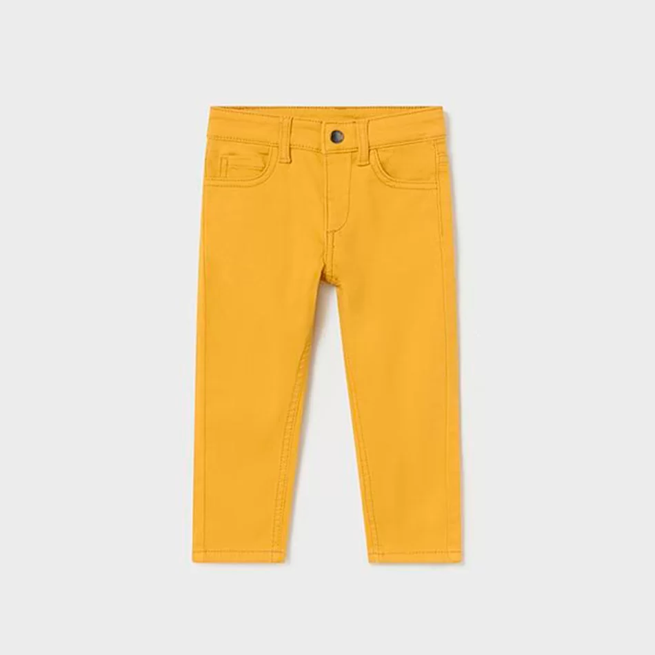 Calças slim fit Better Cotton bebé - Amarelo1 - Armazéns Ronfe