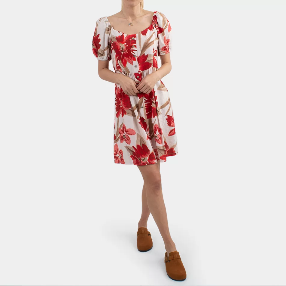 VESTIDO COM ESTAMPADO FLORAL - undefined