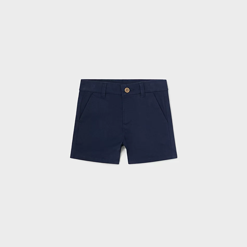 Bermudas chino Better Cotton bebé - Azul marinho - Armazéns Ronfe