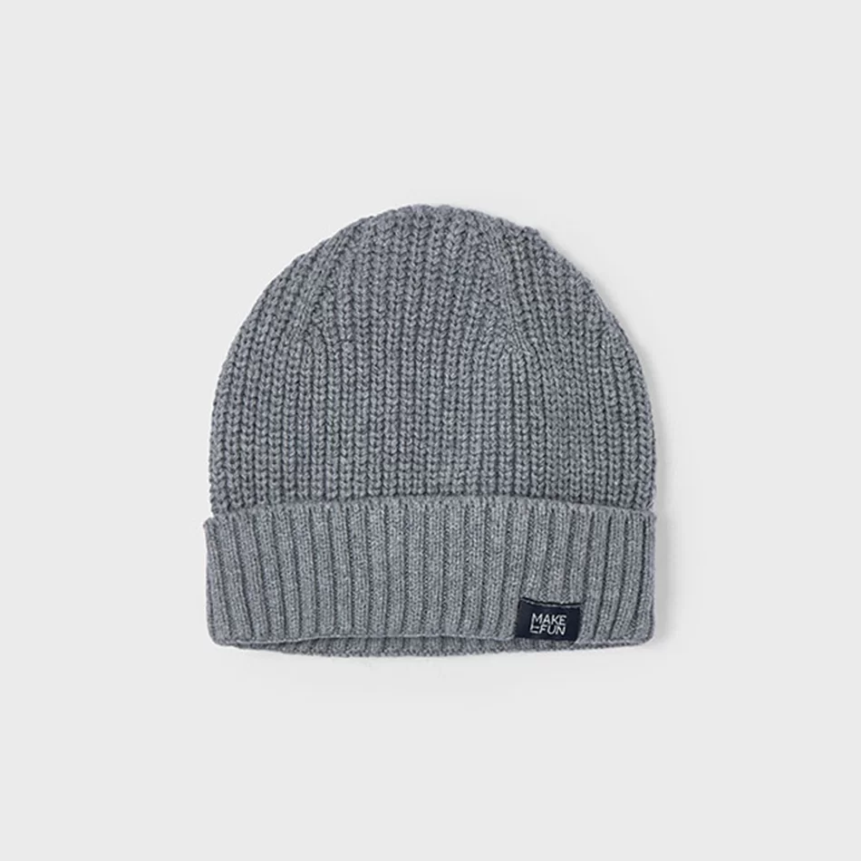 Gorro malha menino - Cinzento - Armazéns Ronfe