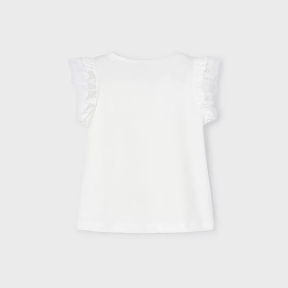 T-shirt flores tule menina - undefined