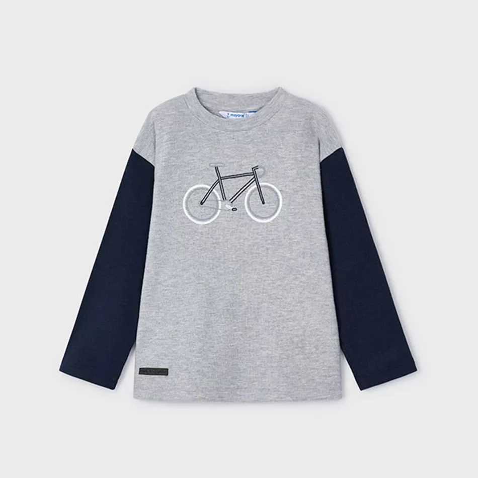 Camisola bicicleta bordada menino - undefined