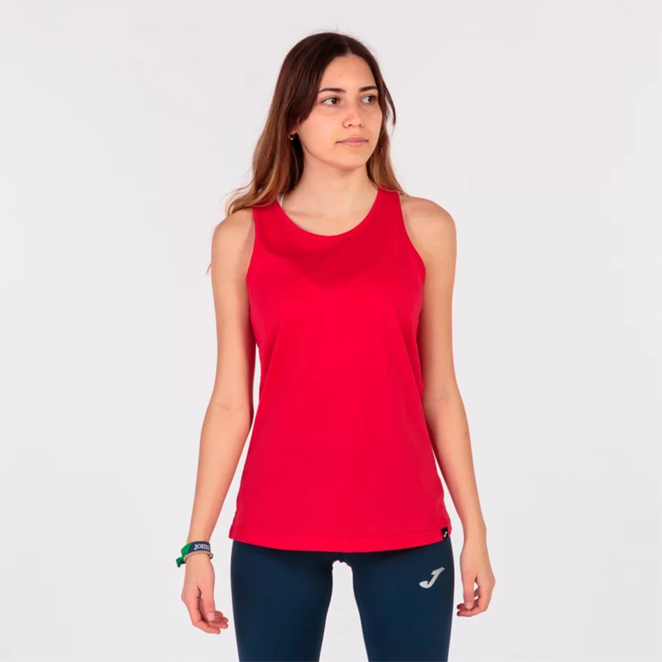 T-shirt de alça mulher Oasis  - Vermelho - Armazéns Ronfe