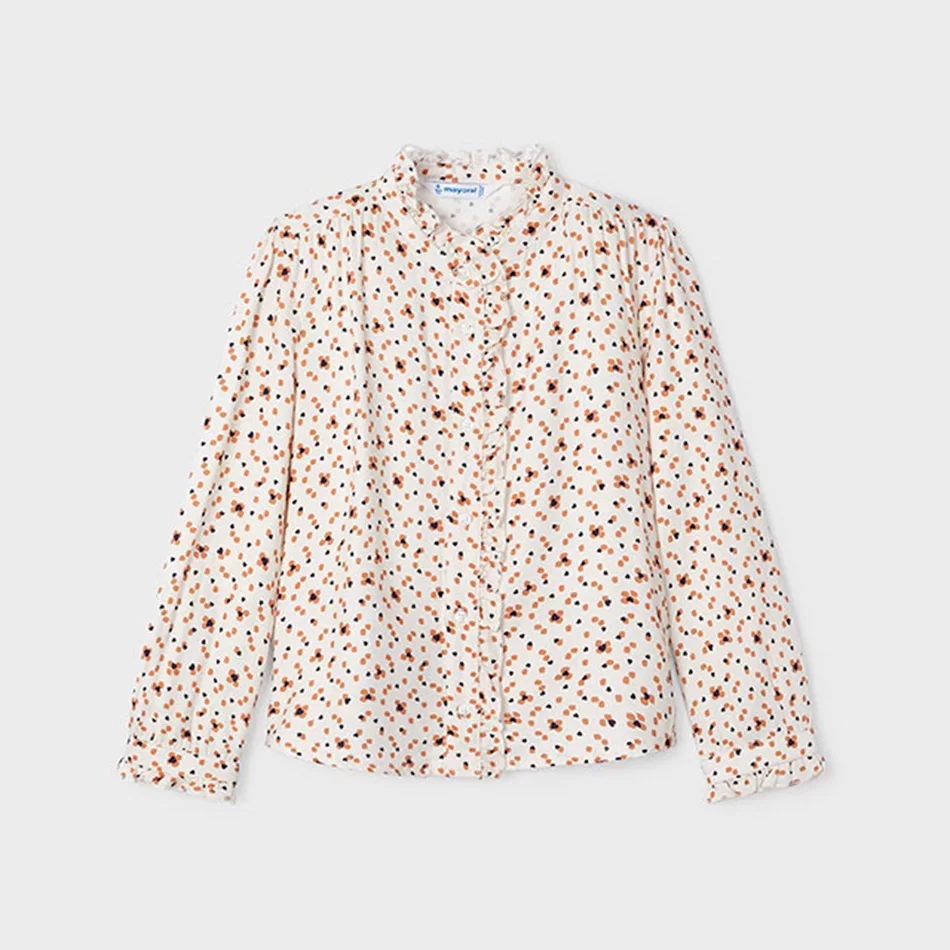 Blusa estampada folho menina - undefined