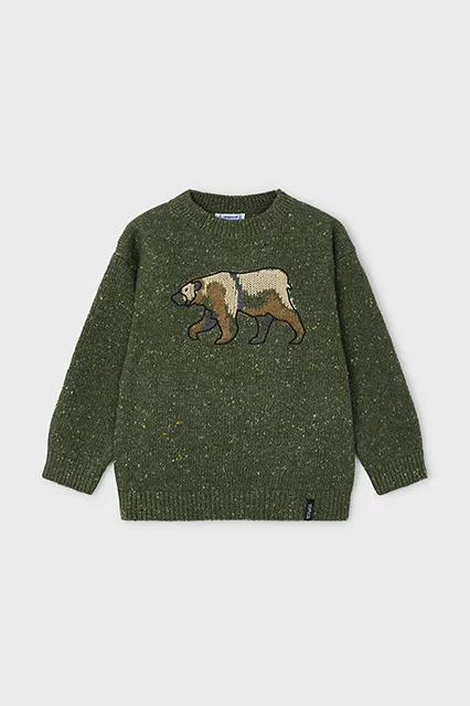 Camisola urso intarsia menino - Armazéns Ronfe