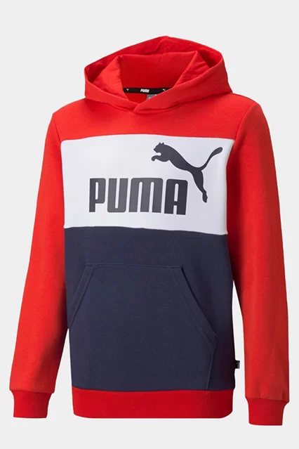 Puma Sweat Com Capuz Colorblock Jr - Brandsibuy