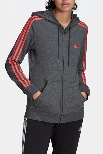 Adidas Casaco com Capuz 3 Stripes  - Armazéns Ronfe