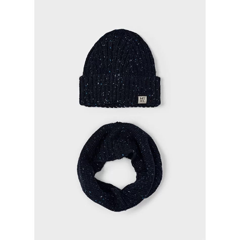 Conjunto gorro e cachecol menino - undefined