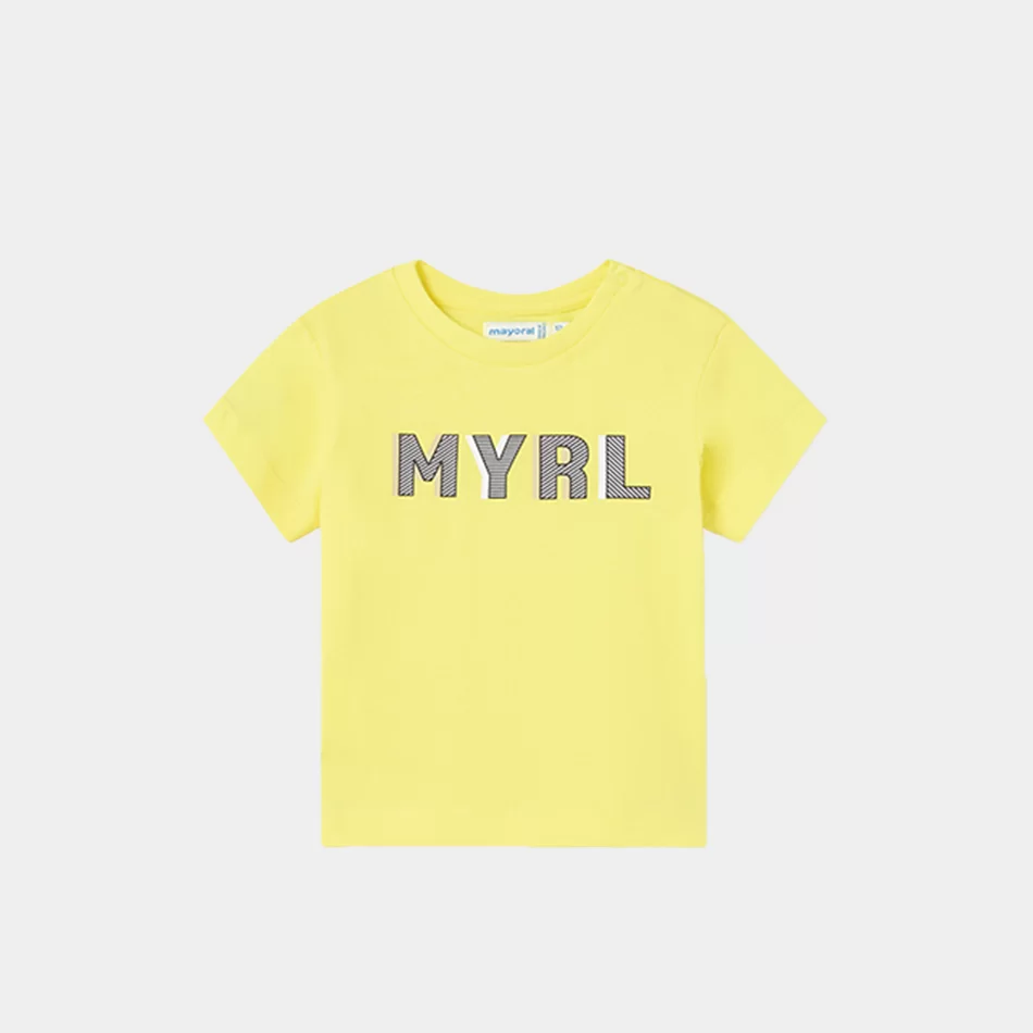 T-shirt Básica Mayoral - Amarelo1 - Armazéns Ronfe