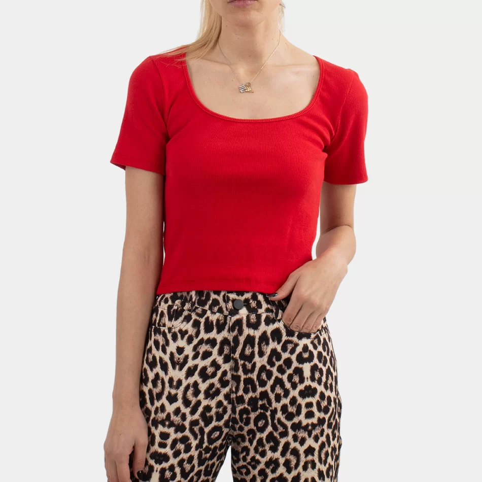 BLUSA DE ALGODÃO - Vermelho - Armazéns Ronfe