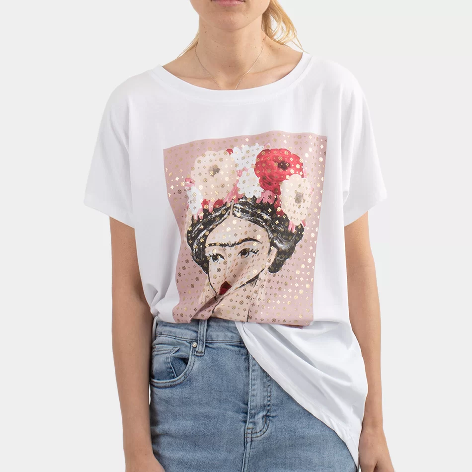 T-SHIRT ESTAMPADA    - undefined