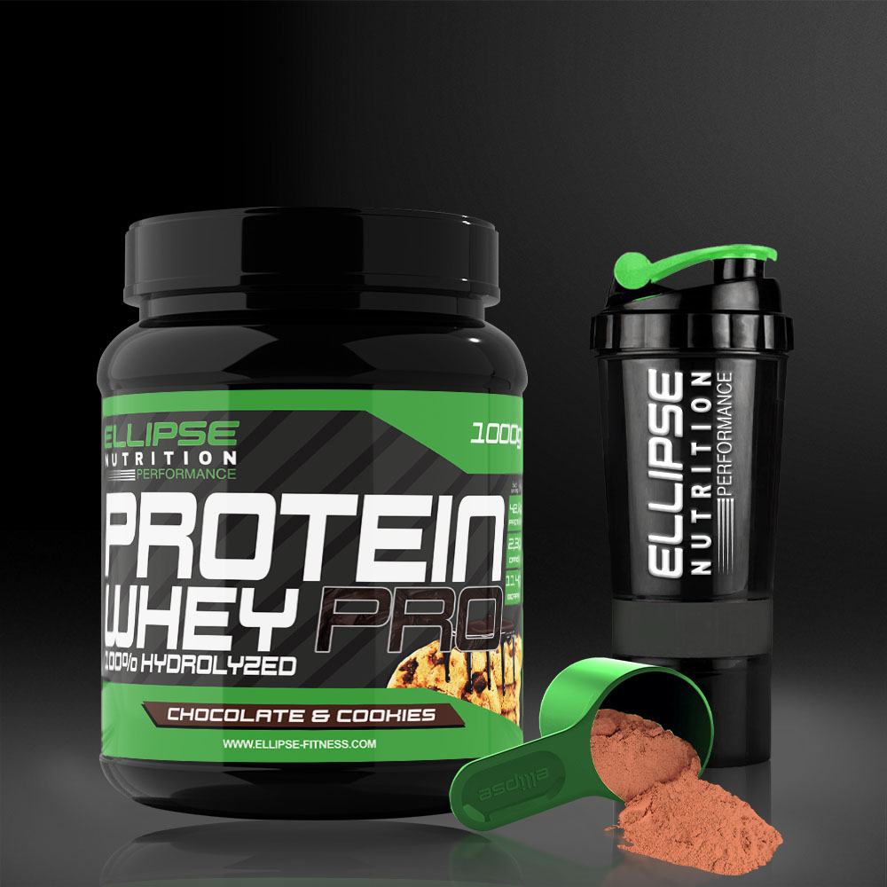 PROTEIN WHEY PRO 100% Hydrolyzed 1Kg - Chocolate Cookies - YourFit Equipment