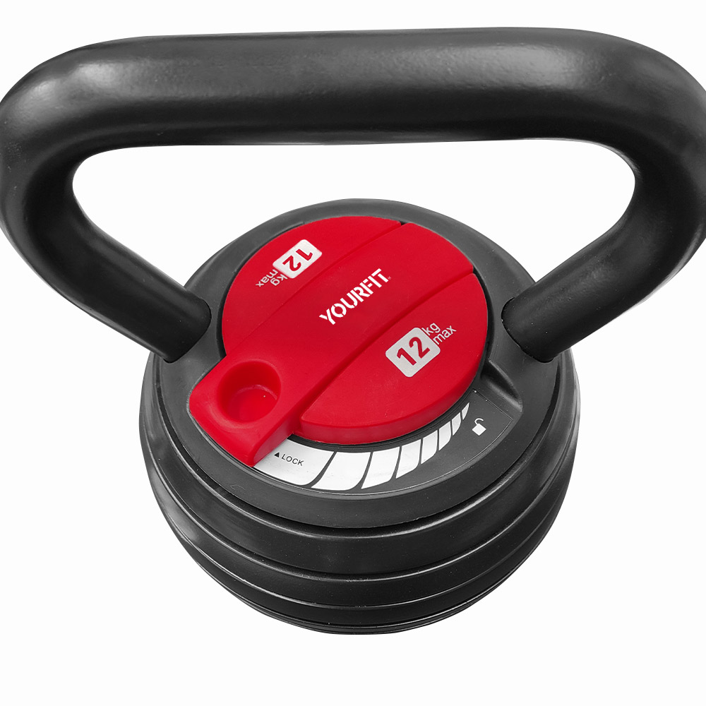 Adjustable Kettlebell 2 to 12KG - YourFit Equipment