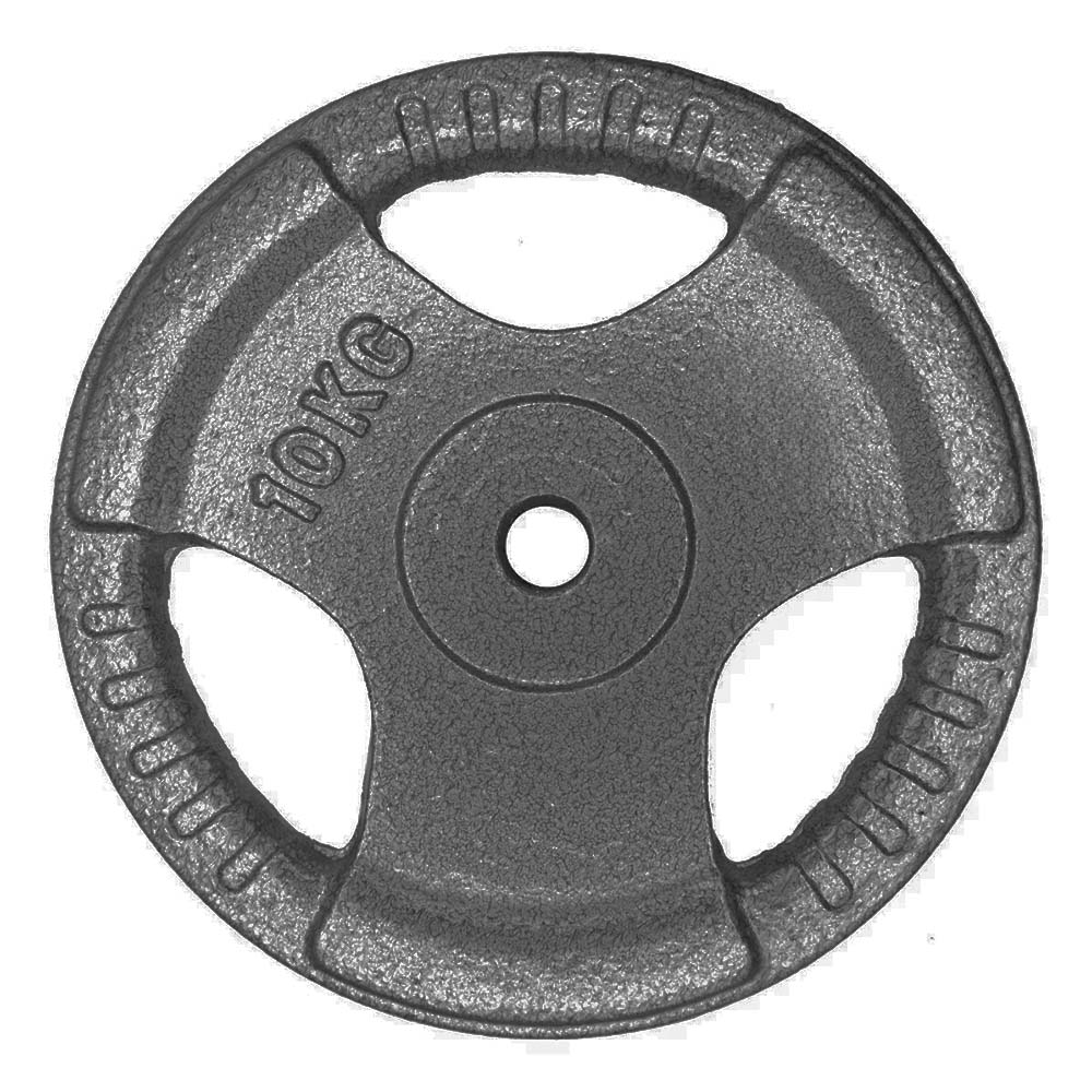 Disco de musculación con Agarre 10kg (30 mm) - YOURFIT Equipment